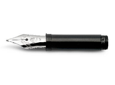 Kaweco Stalen Penpunt Inzetstuk 060, Zilver, met schroefdraad