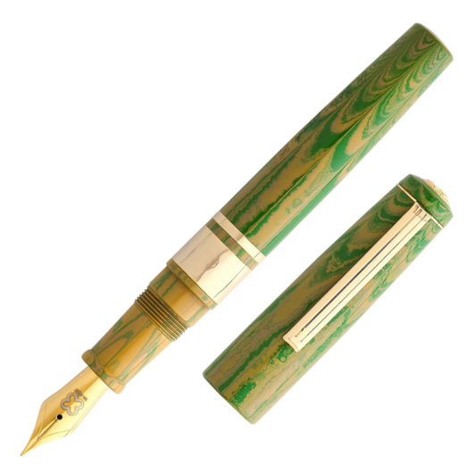 Esterbrook Ebonite Model J Lotus Green vulpen - Verguld