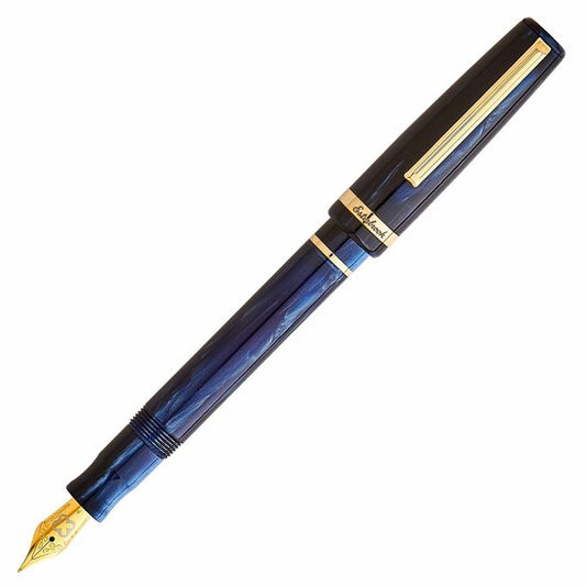 Esterbrook JR Pocket Pen Capri Blue Vulpen - Verguld