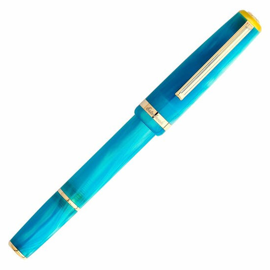 Esterbrook Paradise JR Pocket Pen, Blue Breeze Vulpen - Verguld