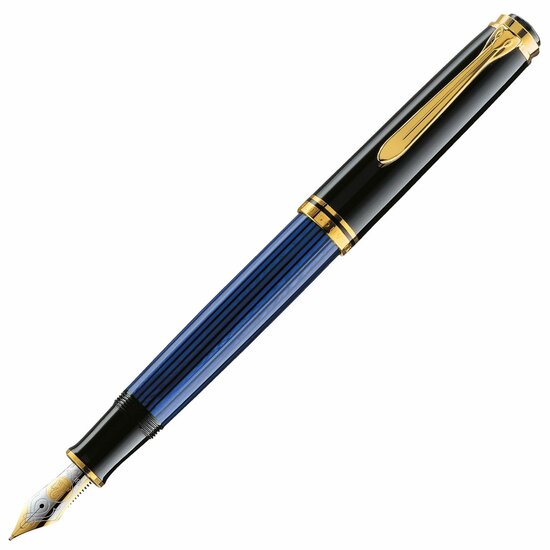 Pelikan Souverän M800 Black Blue Vulpen