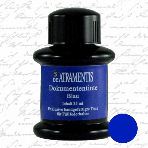 DE ATRAMENTIS - Dokument Ink - Blue