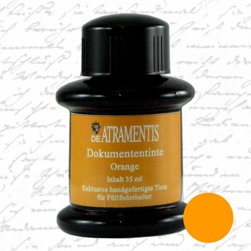 DE ATRAMENTIS - Dokument Ink - Orange